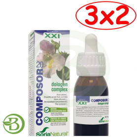 Pack 3x2 Composor 20 Dologen Complex 50Ml. Soria Natural