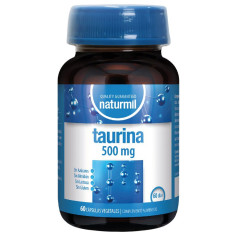 Taurina 500mg 60 Cápsulas Vegetais Naturmil