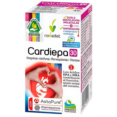 Cardiepa 30 Cápsulas Nova Dieta
