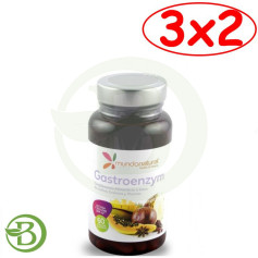 Pacote 3x2 Gastroenzym 60 Cápsulas Natural World