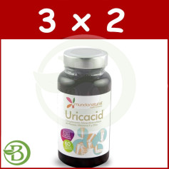 Pacote 3x2 Uricacid 60 Cápsulas Natural World