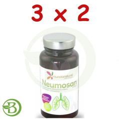 Pacote 3x2 Neumosan 60 Cápsulas Natural World