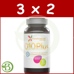 Pack 3x2 Q10 Plus Ubiquinol 30 Cápsulas Natural World