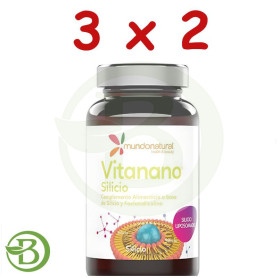 Pack 3x2 Vitanano Silicio Liposomado 30 Capsulas Mundo Natural