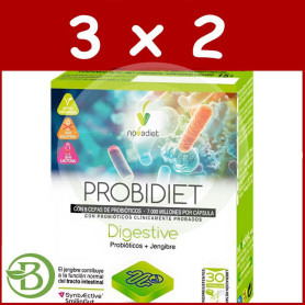 Pack 3x2 Probidiet Digestive 30 Cápsulas Nova Diet