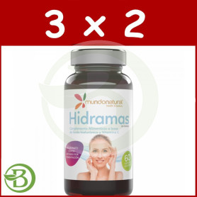 Pack 3x2 Hidramas 120Mg. 60 Cápsulas Mundo Natural
