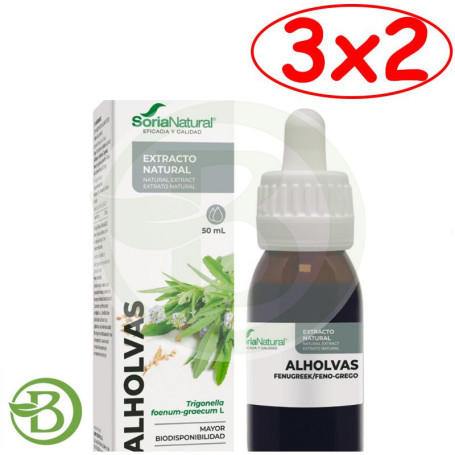 Pack 3x2 Extracto de Alholvas 50Ml. Soria Natural