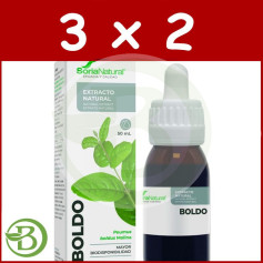 Pacote 3x2 Boldo Extract 50Ml. Soria Natural