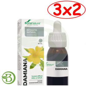 Pack 3x2 Extracto de Damiana Fórmula XXI 50Ml. Soria Natural