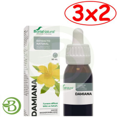 Pack 3x2 Extracto de Damiana Fórmula XXI 50Ml. Soria Natural