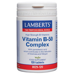 Vitamina B-50 Complex 120 Comprimidos Lamberts