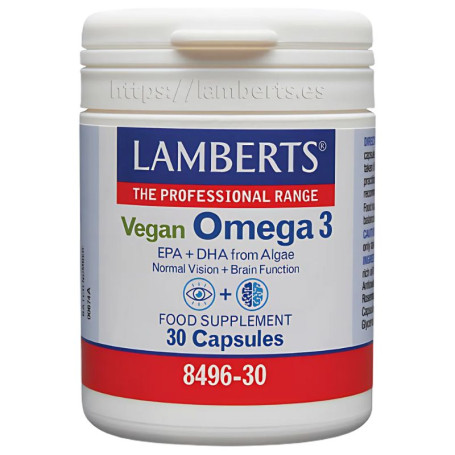 Ômega 3 Vegano 30 Cápsulas Lamberts