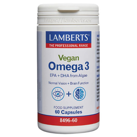 Ômega 3 Vegano 60 Cápsulas Lamberts