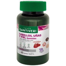 Cabelo, Unhas e Pele Gummies 60 Gummies Santiveri