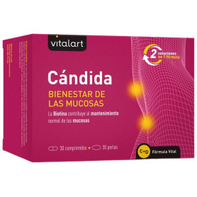 Vitalart Candida 30 Comprimidos + 30 Pérolas Vitalart