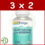 Pack 3x2 Yeast Cleanse Plus Berberine 90 Cápsulas Solaray