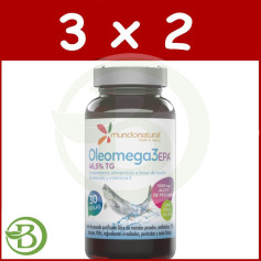 Pacote 3x2 Oleomega 3 Epa 30 Pérolas Natural World