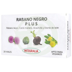 Rabanete Preto Mais 20 Frascos Integralia