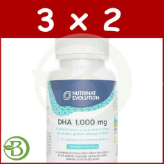 Pack 3x2 Dha 1000mg 30 Cápsulas Nutrinat Evolution