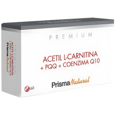 Acetil L-Carnitina + Pqq + Coenzima Q10 60 Cápsulas Prisma Natural