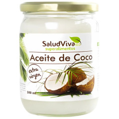 Óleo de coco orgânico 500ml Salud Viva