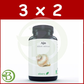 Pack 3x2 Ajo 500Mg 100 Perlas Ebers