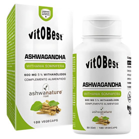 Ashwagandha 100 Cápsulas Vit O Melhor