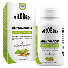Ashwagandha 100 Cápsulas Vit O Melhor