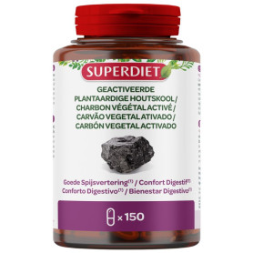 Carvão Ativado 150 Cápsulas Superdiet