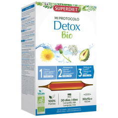 Protocolo Bio Detox 3 Fases X 10 Ampolas Superdiet