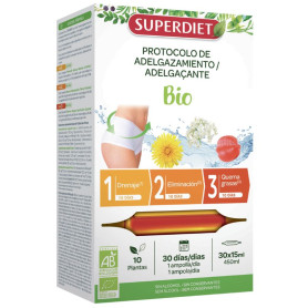 Bio Slimming Protocol 3 Fases X 10 Ampolas Superdiet