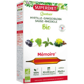 Bio Memory Quartet 20 Ampolas Superdiet
