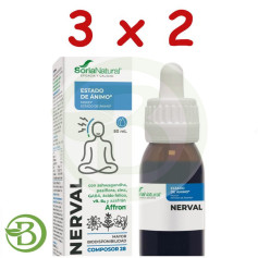 Pacote 3x2 Composor 28 Nerval Complex 50Ml. Soria Natural