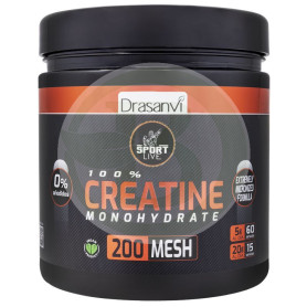 Creatina Monohidratada 200 Mesh 300G Sport Live Drasanvi