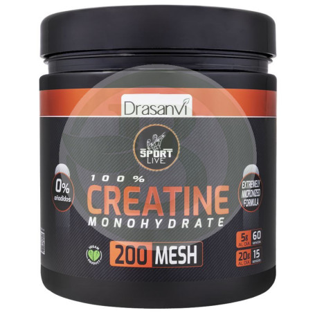Creatina Monohidratada 200 Mesh 300G Sport Live Drasanvi