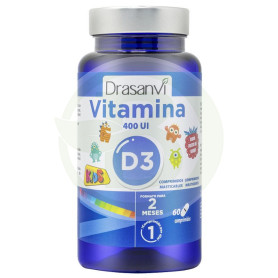 Vitamina D3 Crianças 60 comprimidos Drasanvi