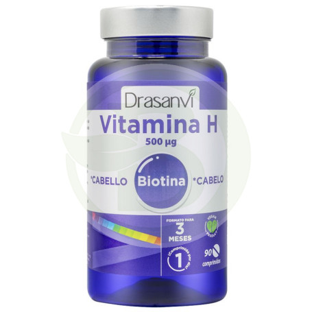 Biotina 500 µg. 90 comprimidos Drasanvi
