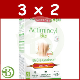 Pack 3x2 Actimincyl Bio 20 Ampollas Superdiet