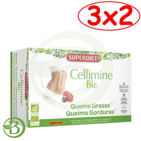 Pack 3x2 Cellimine Quema Grasas Bio 20 Ampollas Superdiet