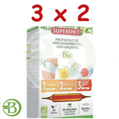 Pacote 3x2 Bio Slimming Protocol 3 Fases X 10 Ampolas Superdiet
