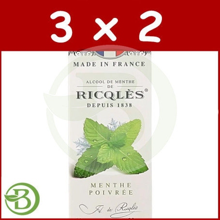 Pack 3x2 Ricqlès Alcohol De Menta 50Ml Superdiet