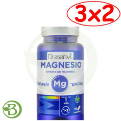 Embalagem 3x2 Citrato de Magnésio 90 Comprimidos Drasanvi