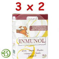 Embalagem 3x2 Immunol 36 Cápsulas Drasanvi