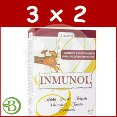 Pacote 3x2 Immunol 20 Frascos Drasanvi