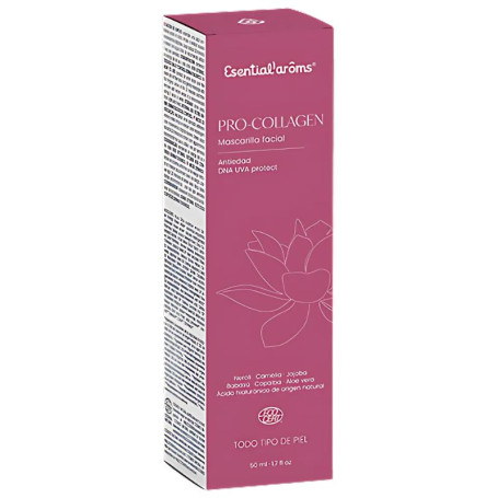Máscara facial antienvelhecimento Pro-Collagen 50ml Esential Aroms