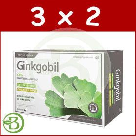 Pack 3x2 Ginkgobil Ginkgo Biloba 20 Ampollas 10Ml. Dietmed