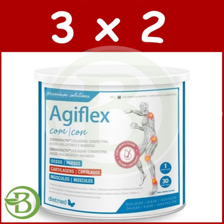 Pack 3x2 Agiflex Lata 300Gr. Dietmed