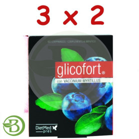 Pack 3x2 Glicofort 60 Comprimidos Dietmed