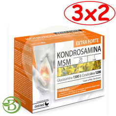 Pacote 3x2 Kondrosamine Extra Forte 20 Envelopes Dietmed