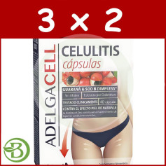 Pacote 3x2 Adelgacell 40 Cápsulas Dietmed